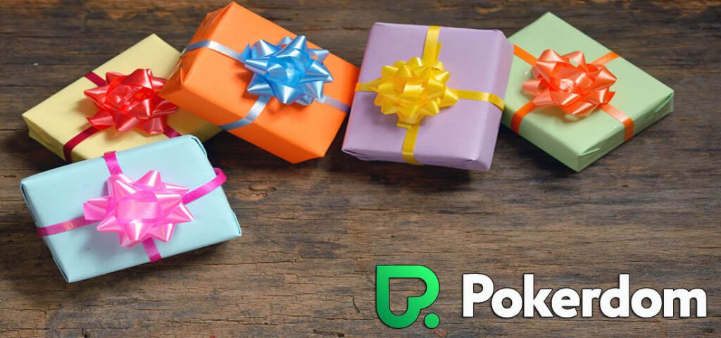 бонусы и подарки Poker dom
